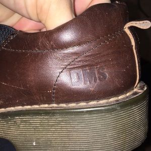 Brown Doc Martens shoes
